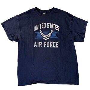 Gildan United States Air Force T Shirt Navy Blue XL Officially Licensed USA